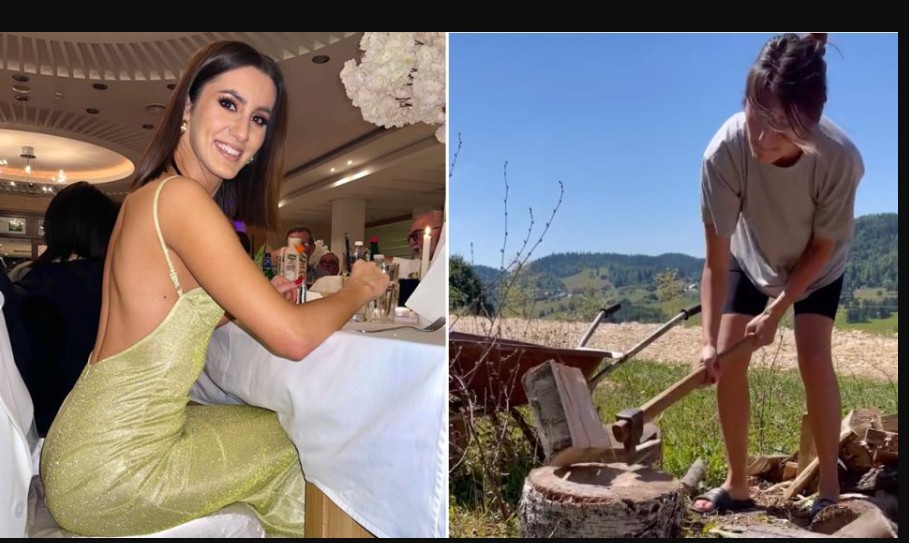 Jovana (26) vozi traktor, cepa drva, pa se dotera kao diva: 